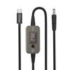 Регулируемые напряжения Кабель для зарядки USB C - DC5525 PD100W Быстрая зарядка и Интеллектуальный дисплей Для ноутбуков Роутеров