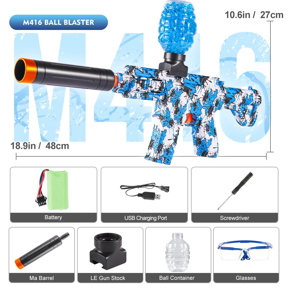 M416 Электрический бластерный пистолет, игрушки, перезаряжаемые, автоматические, уличные игрушки для командных семейных мероприятий, идеальный подарок, пули не входят в комплект