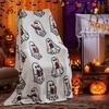Soft Throw Blanket Cozy Knitted Throw Blanket High Quality Ghost Reading Blanket