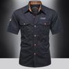 Summer Men's Casual Short-sleeved Cargo Shirt