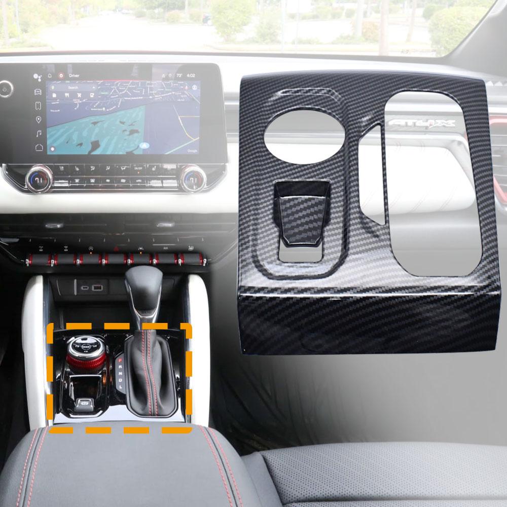 For Chevy Colorado/GMC Canyon 4WD 2025 2025 2025 Center Console Gear Shift Panel Cover Trim Carbon Fiber Style Car Accessories