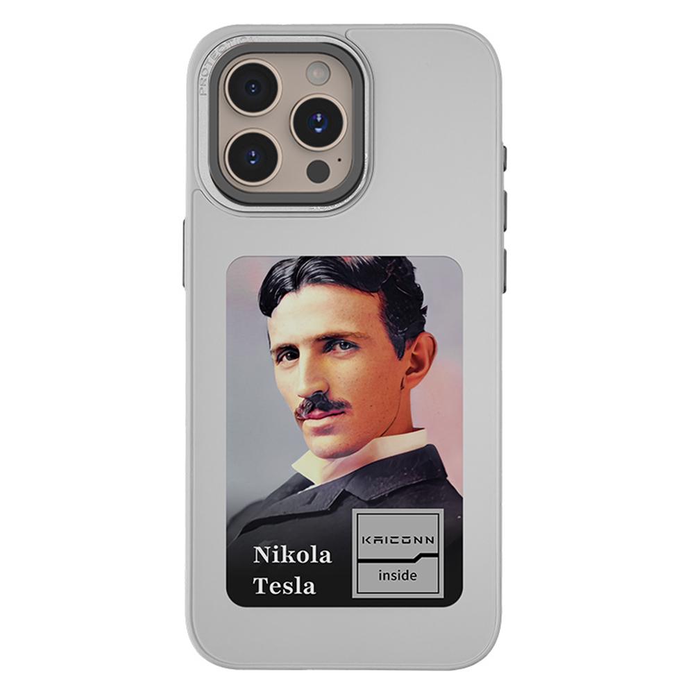 Для iPhone 16 Pro Чехол с E-Ink 4 дюйма HD 4 цвета NFC Смарт-дисплей Чехол для телефона