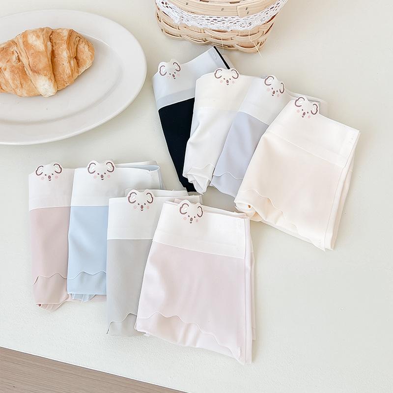 Женские трусы, бесшовное нижнее белье из ледяного шелка, милые, приятные для кожи, удобные трусики с подтяжкой бедер