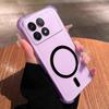 Самодельный магнитный кольцевой желе-кейс для Xiaomi POCO F8 Pro F6, противоударный, с защитой углов и воздушными подушками