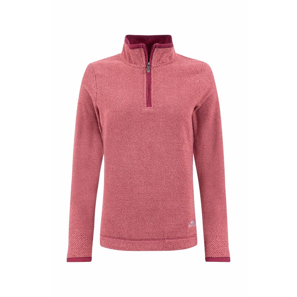 Weird Fish Womens/Ladies Sarah Textured Quarter Zip Fleece Top