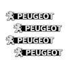 2026 Hot Car Sticker 2/4pcs Car Speaker Audio Aluminum Badge Emblem Sticker New For Peugeot GT 307 206 308 407 207 3008 208 4008