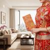 Big Capacity Wedding Red Envelope Traditional Lucky Money Bag Red Pocket Box  Chinese New Year