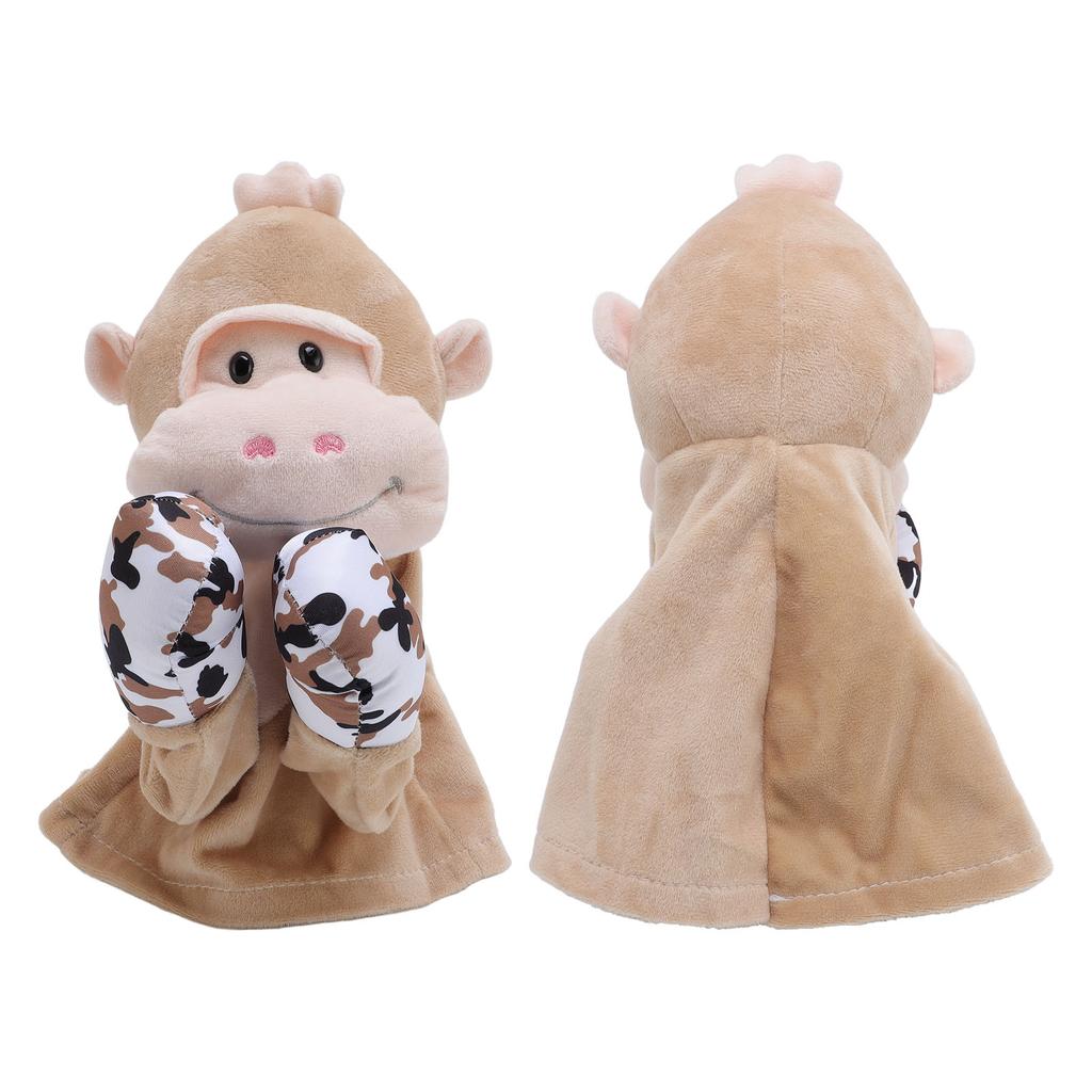 Кукла-перчатка для бокса, интерактивная, со звуком, милая, мягкая, плюшевая, игрушечная, с изображением животных