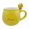 Disney the Yululun Yururun Mug with 9 X Winnie the Pooh Birthday "Winnie Pooh" Figure, Large, Approx. 340ml, Approx. 10cm, Tableware, Merchandise,
