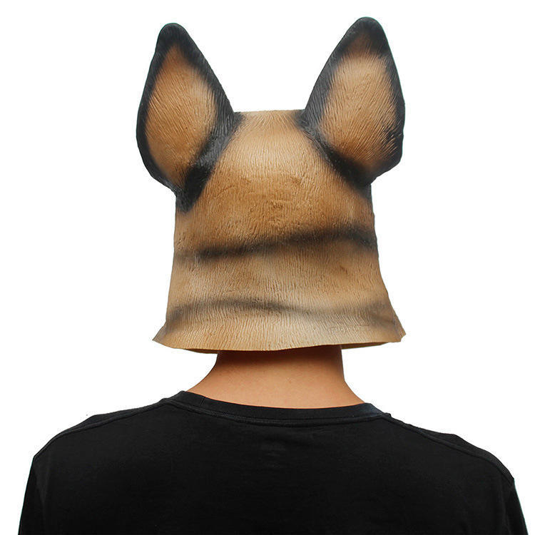 Halloween mask, Christmas ball, wolf dog-shaped mask, party mask, funny party