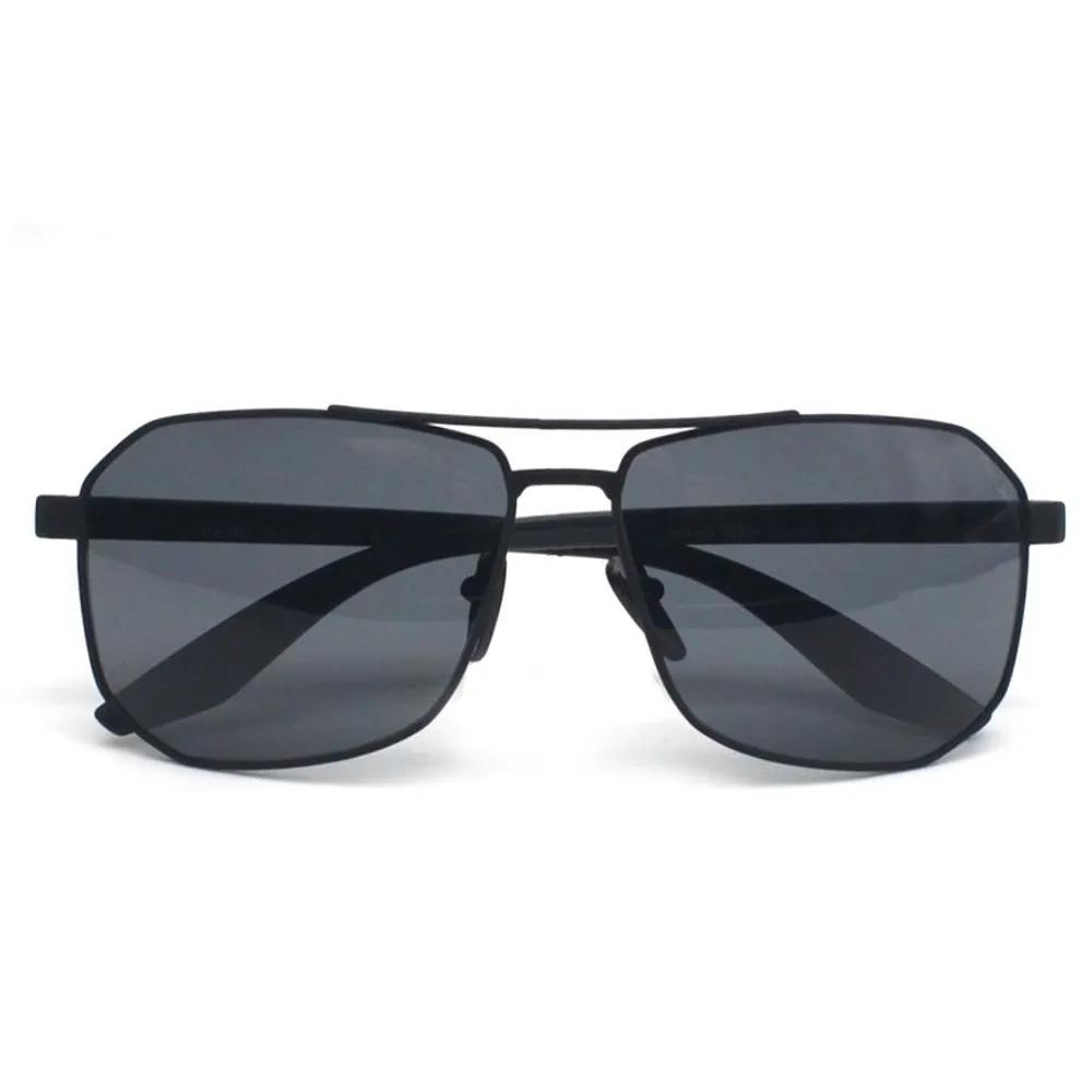 Prada SPS A53 DG0-5Z1 (62) Черные Матовые Поляризационные Солнцезащитные Очки