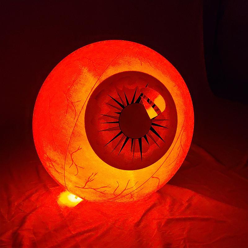 1PC Inflatable Eyeball Balloon Durable 4D Visuals Halloween Non-Electric Eye Design Home Eye Decorations Balloons Horror 40cm/60cm