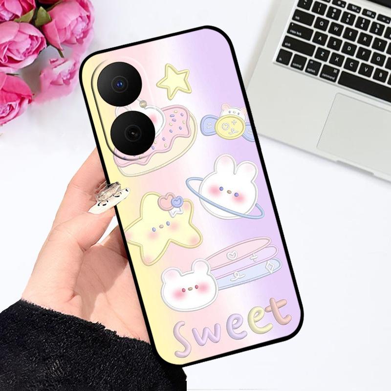 Чехол для Huawei Nova Y73 Fundas Масляная живопись Силиконовая задняя крышка для Huawei Enjoy 80 Мягкий матовый чехол для телефона JUY-AL00 Защитный корпус
