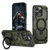 Металлический кронштейн беспроводной зарядки магнитный чехол для iPhone 16 Pro Max 15 Pro 14 13 12 11 360 кольцо подставка противоударный для Magsafe телефон чехол