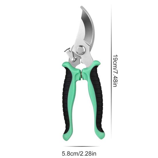Garden Pruning Shears Stainless Steel Gardening Shears Tree Branch Cutter Snips Sharp Scissors for Cutting Flower Hedge Stem
