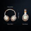 Игровая гарнитура Bluetooth 5.3 - Беспроводные наушники с RGB-подсветкой, Режим низкой задержки, Микрофон с шумоподавлением, Удобные амбушюры для ПК