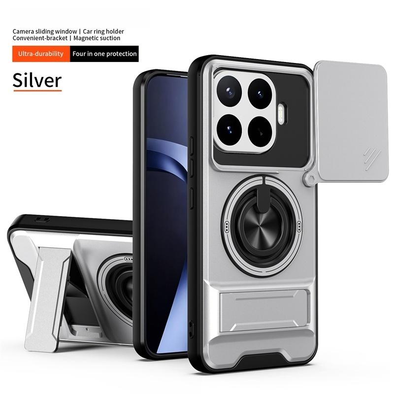 Чехол Armor Funda для Xiaomi 17T Pro 5G с магнитным держателем-подставкой Coque для Xiaomi 17 T Mi 17T Mi17t Xiaomi17T Pro с выдвижной крышкой для объектива