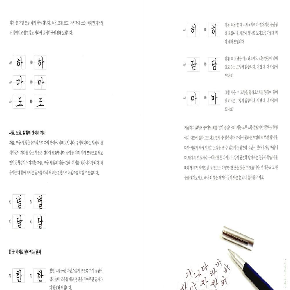 If I Use My Handwriting Properly, I Won't Have Any Wishes Korean Book