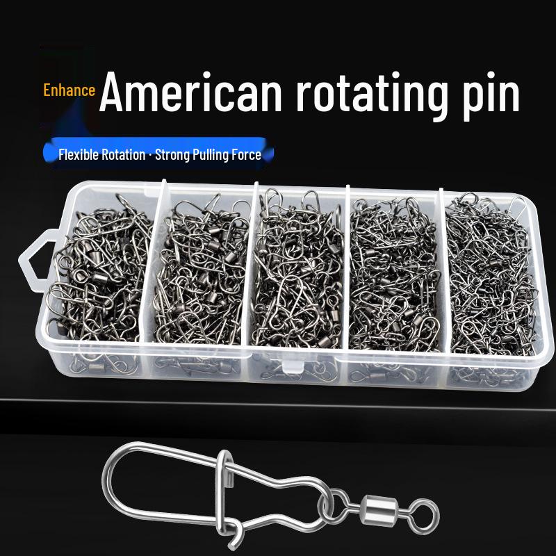 Прочный карабин с защелкой, вертлюг, быстросъемное кольцо-восьмерка, коннектор для рыбалки