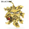 Vintage Tree God Brooches For Women Men Bite Flower Leaf Party Casual Brooch Pin Fashion Jewelry Gifts