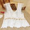 2025 New Short T-Shirt Women Sleeveless Lace Shirt Summer Style Basic Tops Tees Loose Clothing