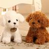 Cartoon Cute Poodle Dog Puppy Plush Stuffed Doll Huggable Toy Home Ornament Gift