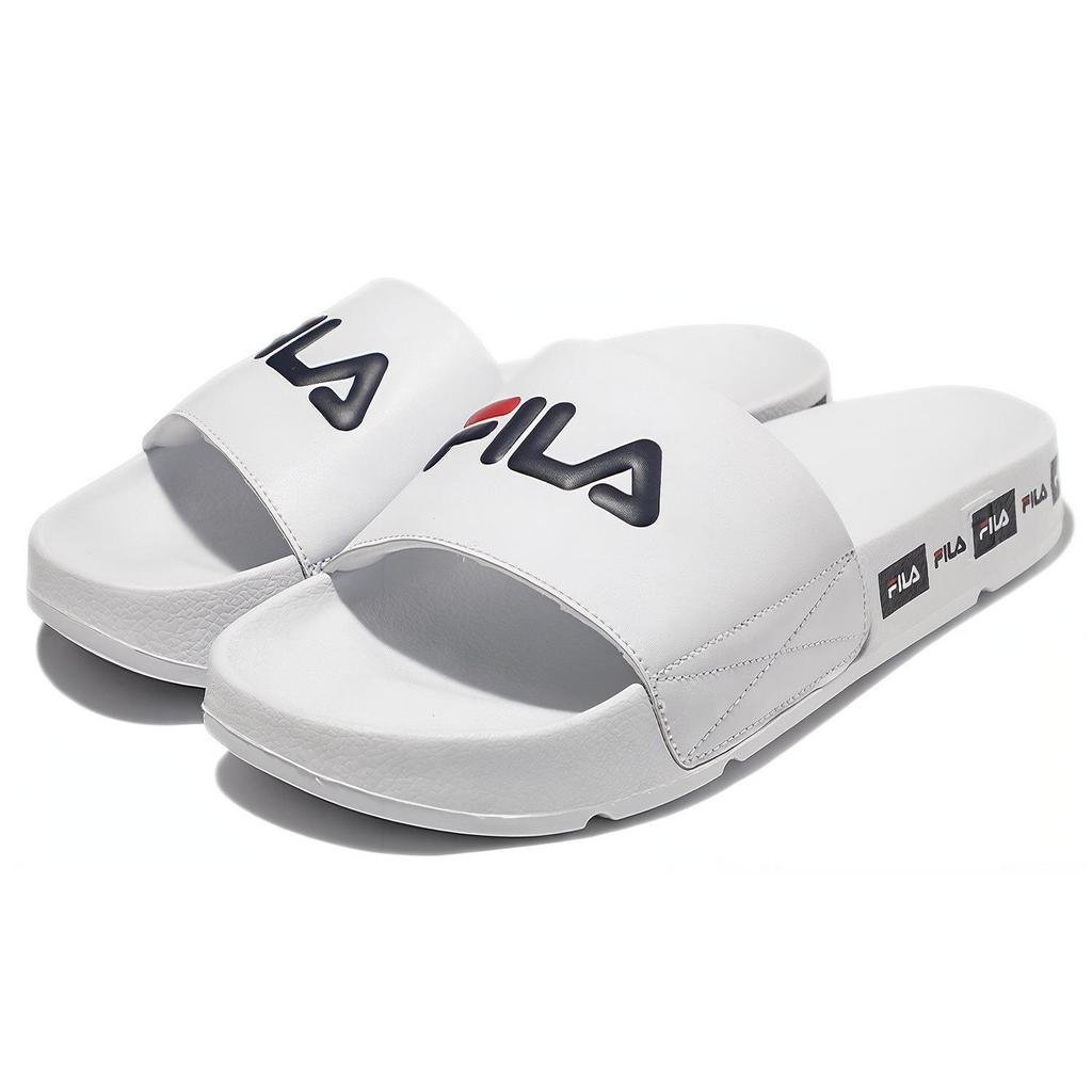 Fila Тихие шлепанцы на скользящей подошве Унисекс Белые Корейский стиль 1SM01591D_100
