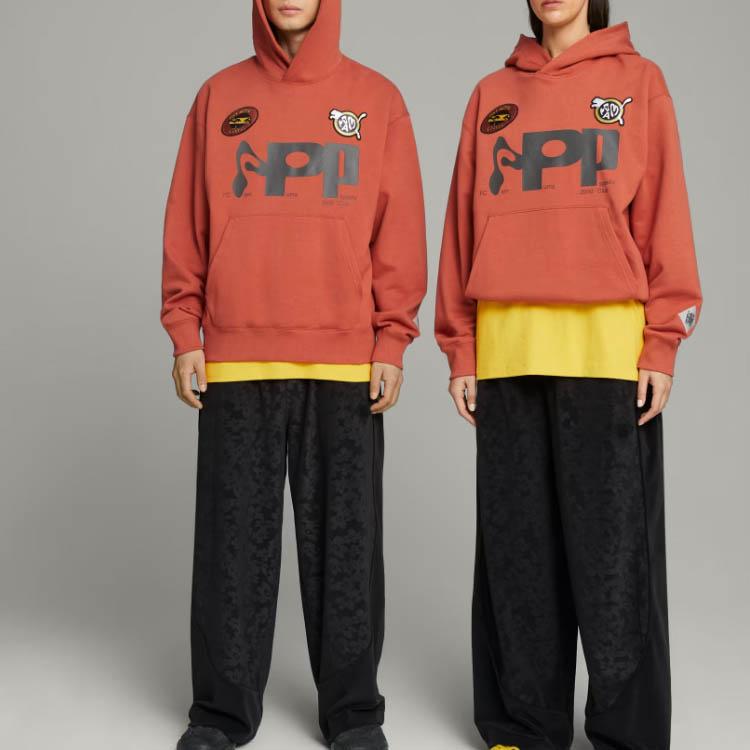 Puma Толстовка X Perks And Mini с графическим принтом и женскими топами с мультяшным буквенным принтом Apple-Red 622677-41