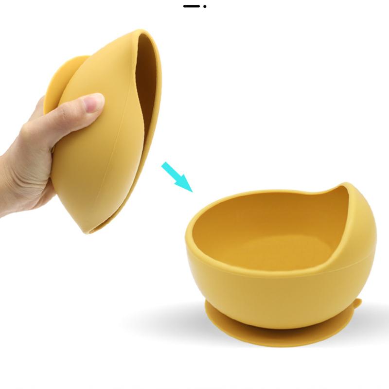 7 шт./компл. силиконовая посуда для кормления детей, детские присоски, водостойкий нагрудник, однотонная обеденная тарелка для детей, детские вещи