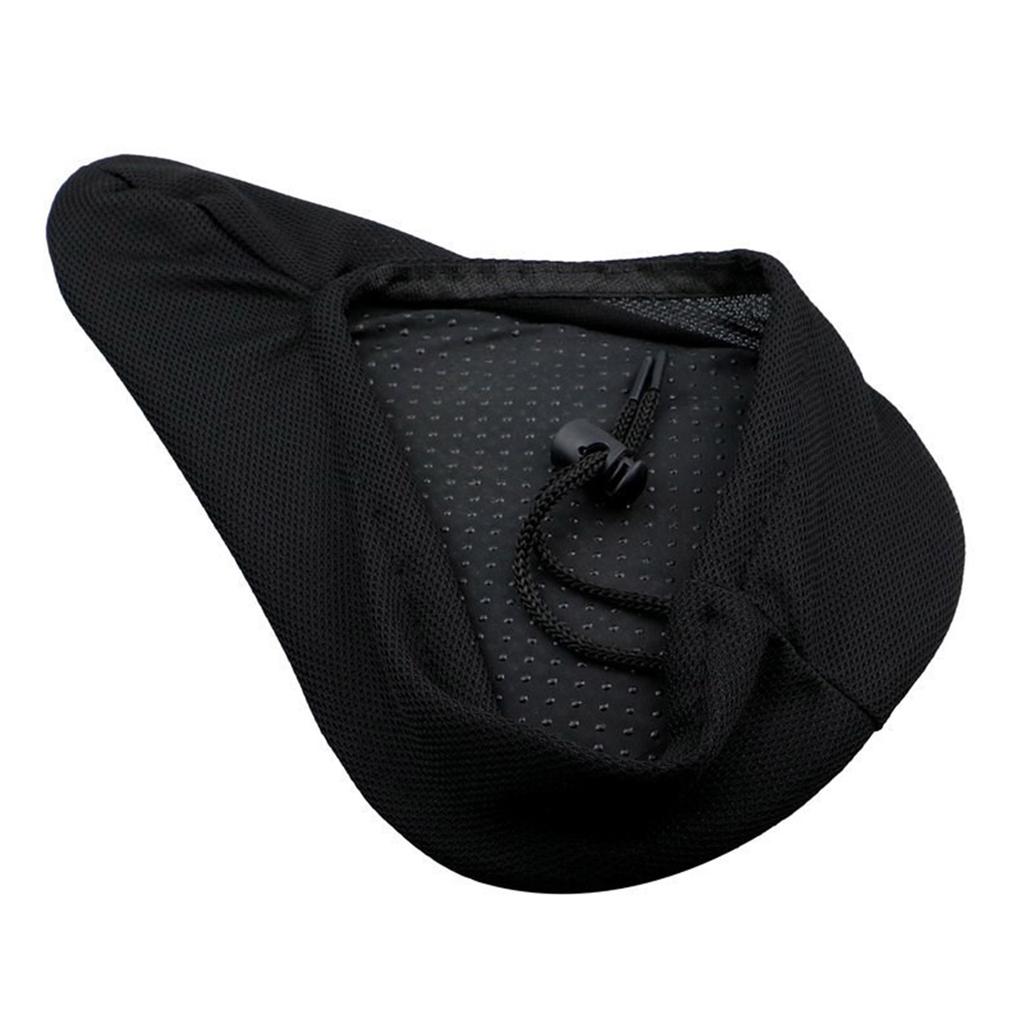 Gel Bike Seat Cover Padded Bicycles Saddle Covers Comfortable Exercise Bike Seat Cushion Cover for Cycling Mountain Bike