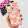For Xiaomi Mi 8 Lite Case Fashion Flower Butterfly Soft Transparent Silicone Back Cover For Xiomi Mi 8 Lite Mi8 Lite Phone Cases