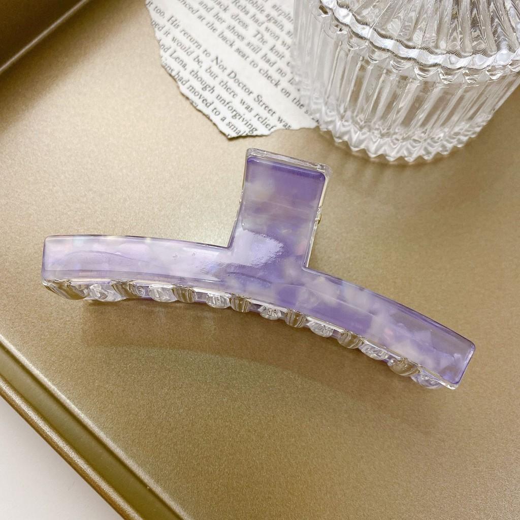 Элегантная корейская заколка-краб для волос из ацетата свежих цветов, идеально подходит для стильных причесок