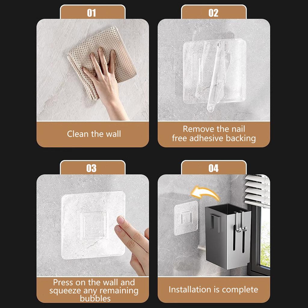 Эффективная настенная стойка для кухонных принадлежностей с держателем для палочек для еды и ящиком для хранения столовых приборов