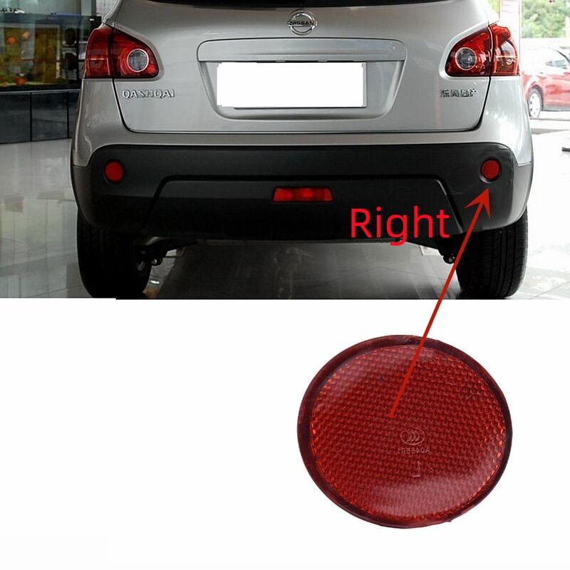 Для Nissan Qashqai 2007-2013 Автомобильный Задний Бампер Отражатель Противотуманная Фара Противотуманный Фонарь Красный Задний Хвост Центральный Бампер Противотуманная Фара