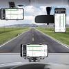 Car Dashboard Phone Holder Mobile Phone Stand Rotatable Car Clips Smartphone Bracket Sun Visor Mirror Mount Support