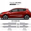 Nissan Pulsar - Chrome Side Door Trim Strips Protective