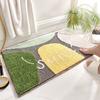 Nordic Minimalist Strong Absorbing Mat Коврик для ванной комнаты Свежий коврик для пола в туалете Коврик для входной двери в туалет