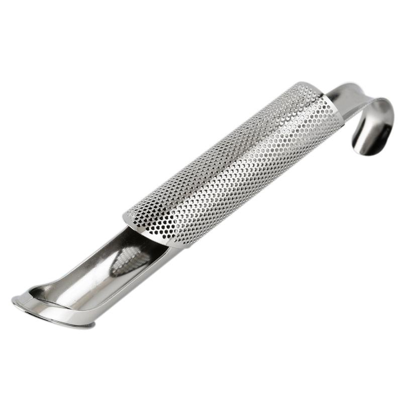 Новый удивительный ситечко для чая из нержавеющей стали, домашний заварочный чайник, дизайн трубки, сенсорный держатель для хорошего настроения, инструмент, фильтр-ложка