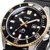 CASIO Diver's Watch MDV-106 Series Men's Overseas Model (Black/Gold MDV-106G-1AV)