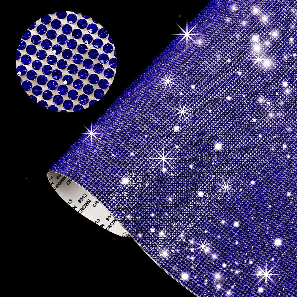 Car Decoration Home Decor Gifts Rhinestone Sheet Crystal Sticker Bling Paster Glitter Trim Applique