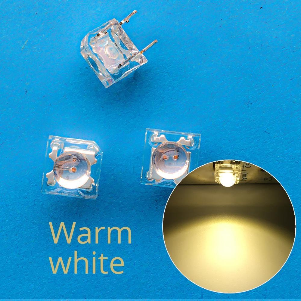 100 шт. 5 мм красный зеленый синий белый желтый купол супер флюс вода прозрачный диод пиранья 1 9 3 4 В светодиодные автомобильные лампы светодиоды светодиодные лампы