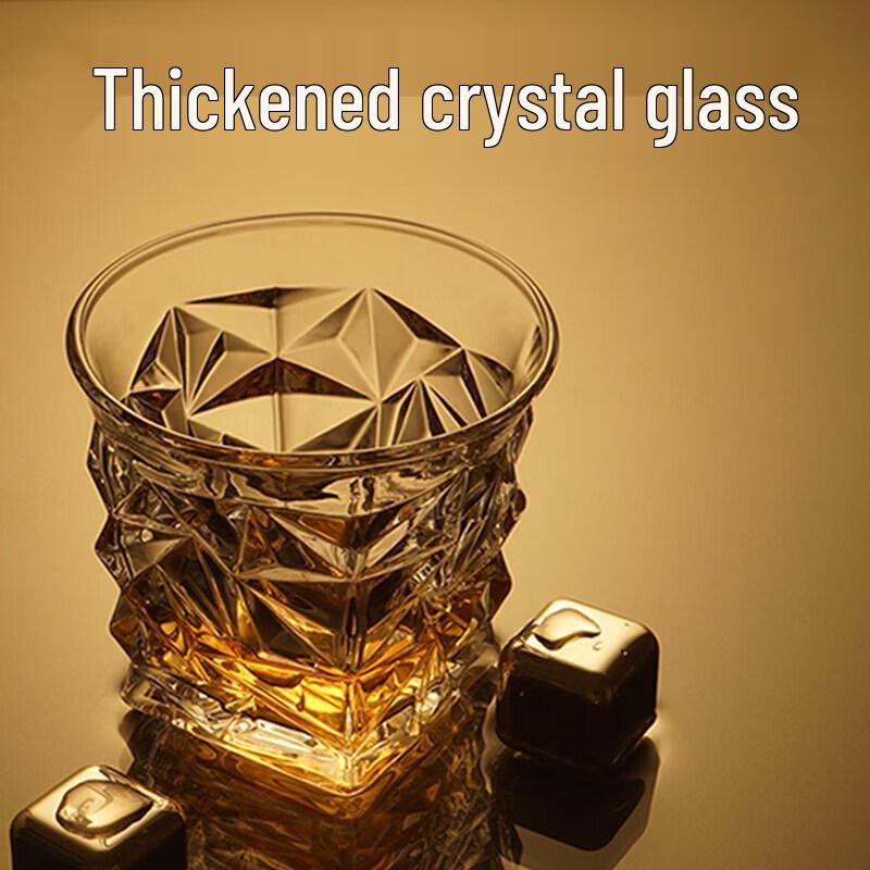 Набор бокалов для виски и коктейлей ZISIZ Crystal