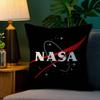N-Nasa Space Pillow Case Plush Fabric Soft Double Sided Print Sofa Cushion Cover Throw Pillow Covers