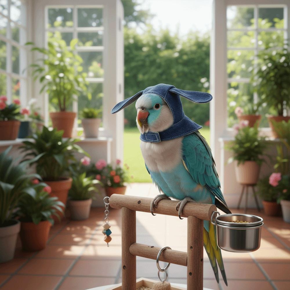 Windproof Parrot Cloak Cozy Bird Flight Cap Cute Bird Role Play Clothes Cosplay