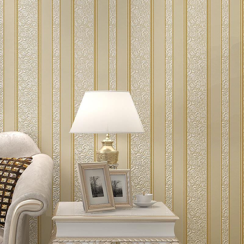 Beibehang Фреска Металлический Глиттер Белый Серебристый Широкая Полоса Современные Обои Рулон Облицовка Стен для Фона Обои Домашний Декор