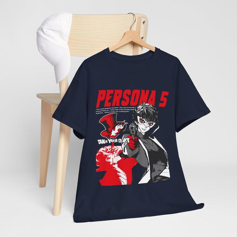 Persona 5 Tshirtgoro Akechi Shin Megami Tensei Anime Unisexga Gift Kids Clothes
