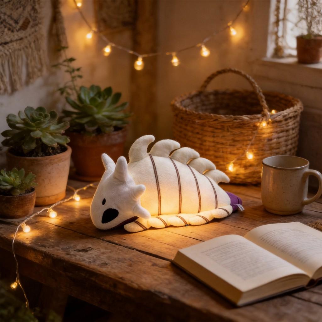 Плюшевая игрушка-колокол Зверь из Hollow Knight Silksong с брелоком для фанатов игры