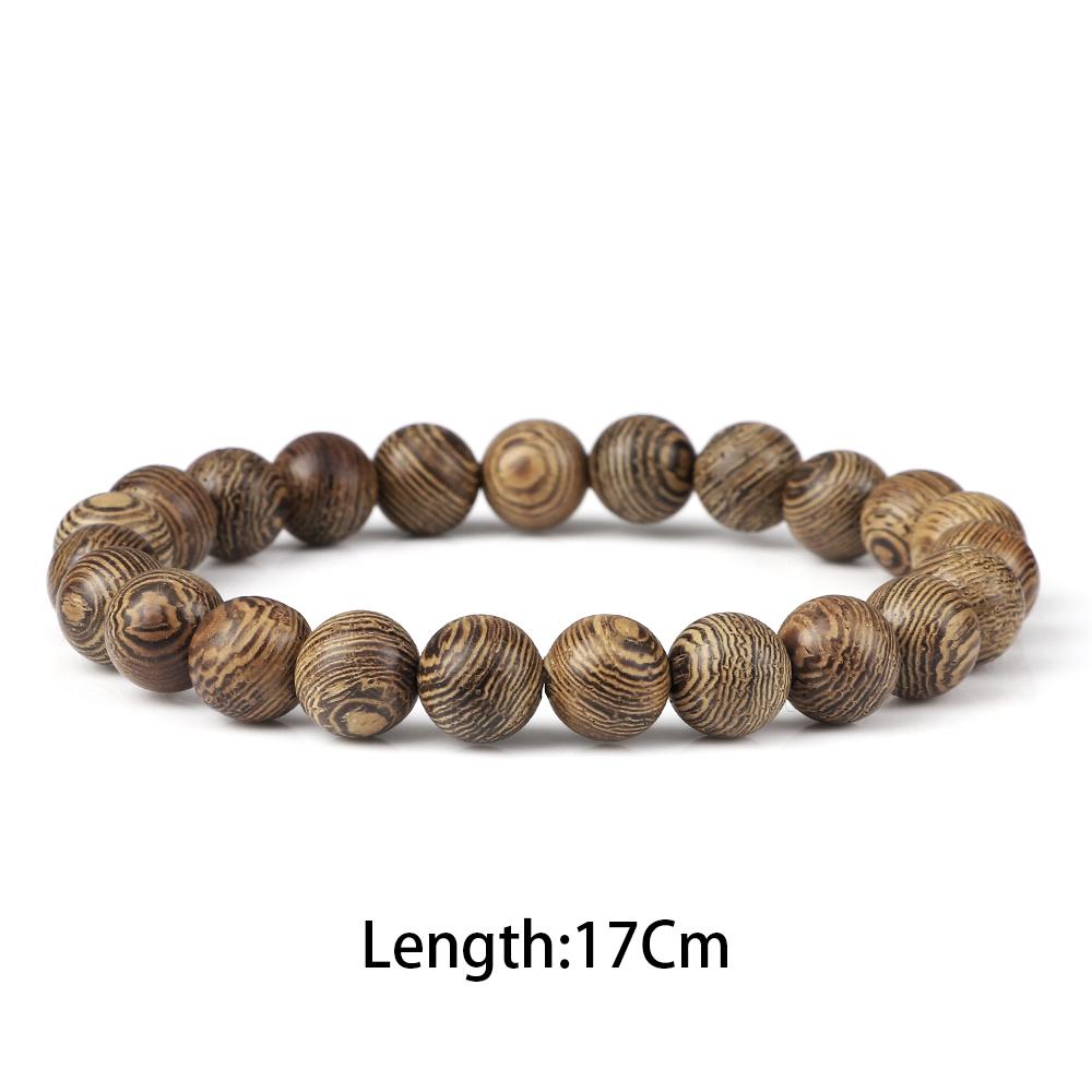 8 мм натуральный деревянный браслет с бусинами тибетский буддийский четки браслеты ручной работы для мужчин и женщин йога медитация молитва бисерные украшения подарки
