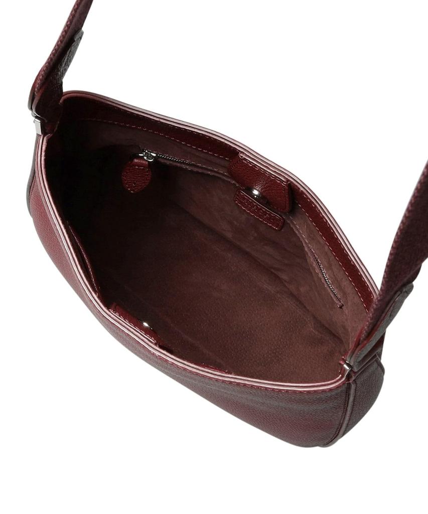 Shoulder Bag Leather Shoulder Bag S 2WAY Genuine Leather P2535440 Shade 01 Than [Hirofu] [Cuore] Women's (215) (Less B5)