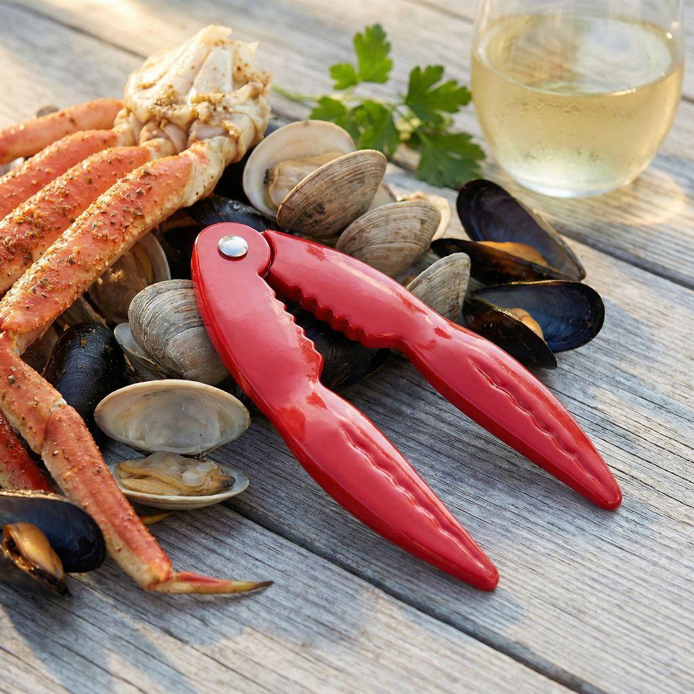 Heavy-Duty Seafood Clip Red Shellfish Crab Opener Kitchen Tool Lobster Cracker  Home Kitche